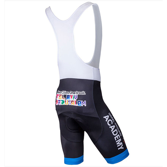Israel Cycling Academy Kurzarmtrikot 2018 und Kurze Tragerhose Wei Und blau